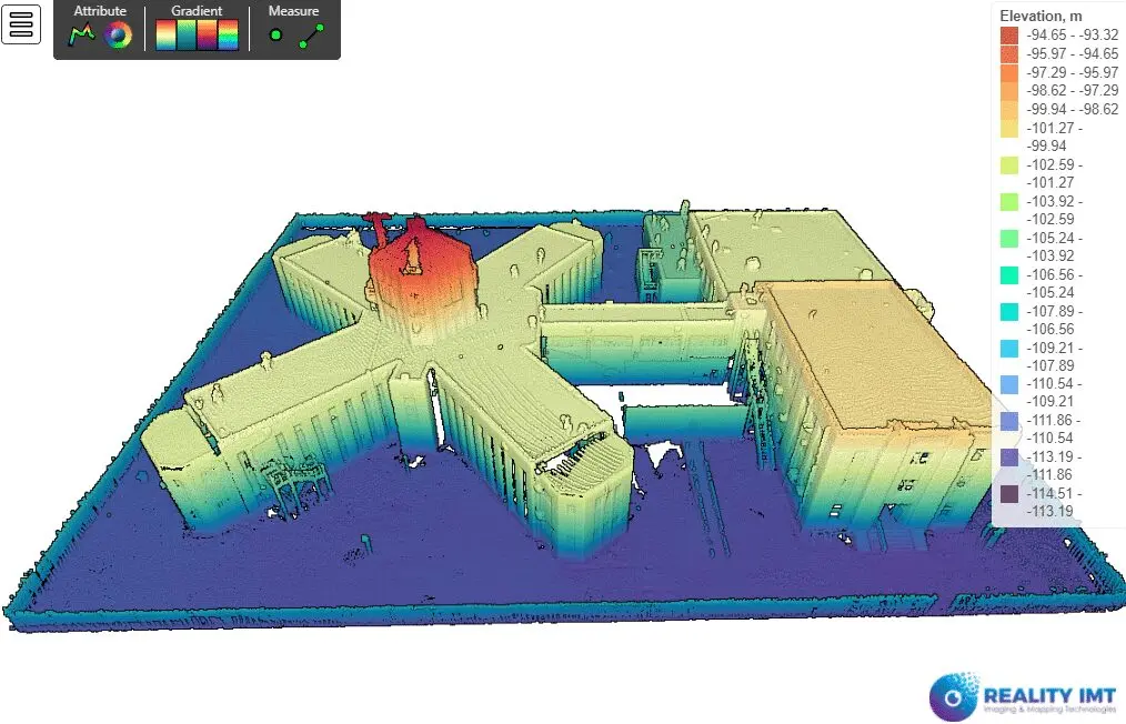 Central Unit Laser scanning- Pointcloud