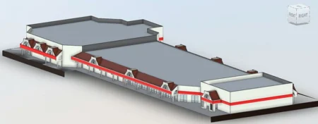 3D Laser Scanning BIM-Pointcloud from 3D laser scanner is used to generate Building Information Model-BIM as-built.Case Study for a large area scan to BIM