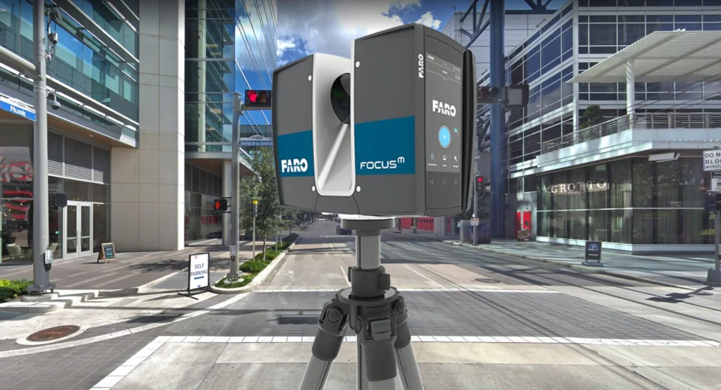 Faro 3D laser scanning services for large buildings.