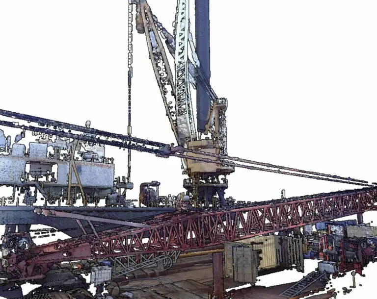 Offshore Drilling Rig Point Cloud