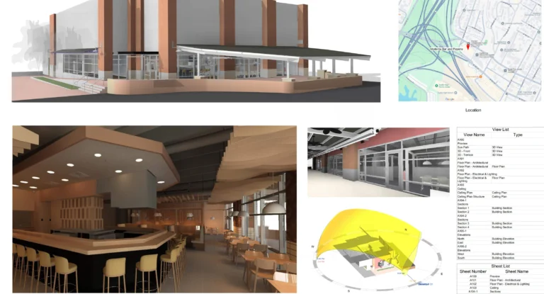 Restaurant As-Built Survey deliverable snapshot for Restaurant As-Built Survey & Existing Conditions by Reality IMT