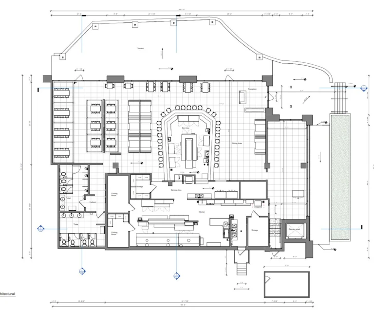 Final deliverable sheet or Revit model view used for existing-condition documentation.