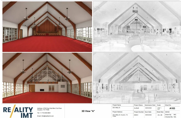 Historic Building Documentation deliverable snapshot for Boynton Chapel Historic Church Documentation by Reality IMT