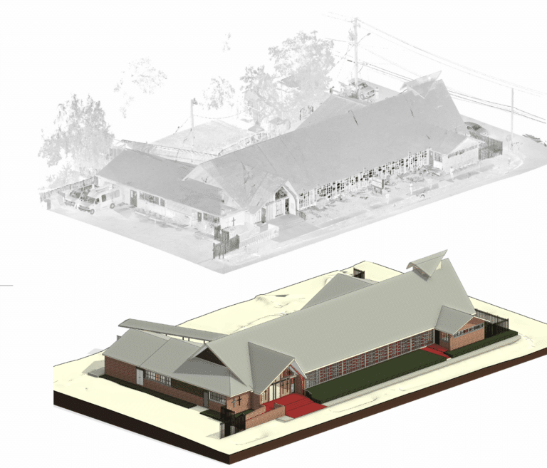 As-is Revit model for historical buildings