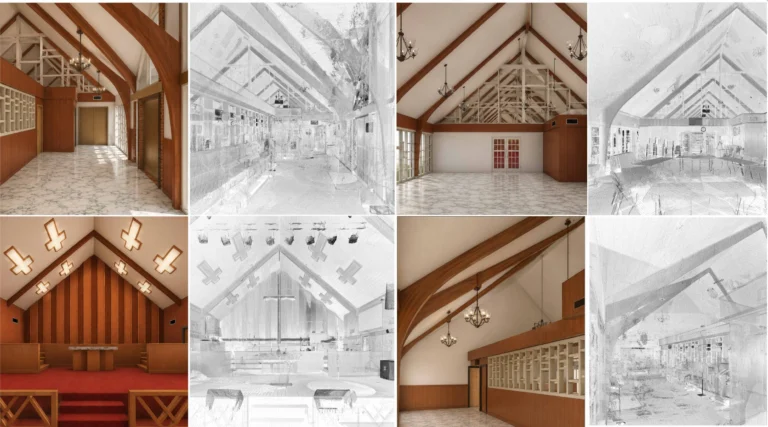 Final deliverable sheet or Revit model view used for existing-condition documentation.