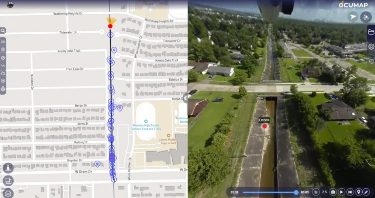 Aerial Video Inspection for Corridors. Locate defects